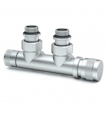 Узел нижнего подключения SR Rubinetterie угловой 1/2 х3/4 Е Хром матовый (правый) 0681-1500CSE0