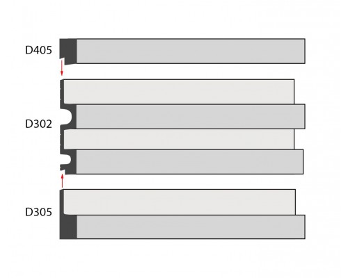 Молдинг DECOMASTER D305-1634 ДМ (61*21*2900 мм)
