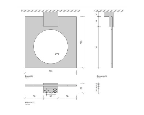 Decor Walther DW 335 Держатель для фена 10.5x11.5см, настольный, цвет: хром. 0841900 Decor Walther DW 335 Держатель для фена 10.5x11.5см, настольный, цвет: хром. 0841900