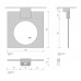 Decor Walther DW 335 Держатель для фена 10.5x11.5см, настольный, цвет: хром. 0841900