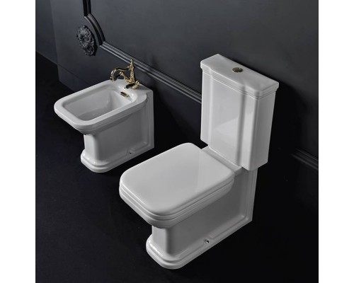 Kerasan Waldorf Унитаз-моноблок 68х36,7см, фурнитура хром. 750990 Geberit,  411701,  418101,  760390