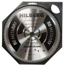 Диск пильный Hilberg Industrial Металл 350*25,4*80Т