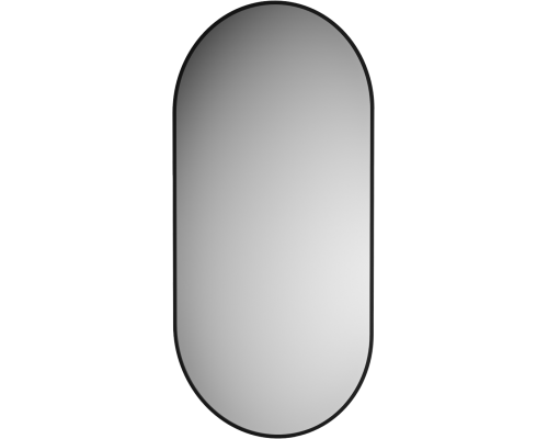 Зеркало Defesto Aura DF 2926 60x120 с нейтральной подсветкой, без выключателя, черное