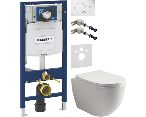 Комплект Унитаз подвесной Ceramicanova Mia Rimless CN1805 + Крепления Geberit Duofix 111.815.00.1 к стене + Шумоизоляция 156.050.00.1 + Инсталляция UP 320 111.300.00.5 + Кнопка Sigma 01 115.770.11.5 белая Комплект Унитаз подвесной Ceramicanova Mia Rimless CN1805 + Крепления Geberit Duofix 111.815.00.1 к стене + Шумоизоляция 156.050.00.1 + Инсталляция UP 320 111.300.00.5 + Кнопка Sigma 01 115.770.11.5 белая