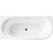 Акриловая ванна BelBagno BB410-1700-780-L без опоры 170x80 см, со сливом-переливом