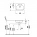 Duravit D-Code Раковина 54.5х43.5 см, 1 отв., цвет: белый. 0337540000