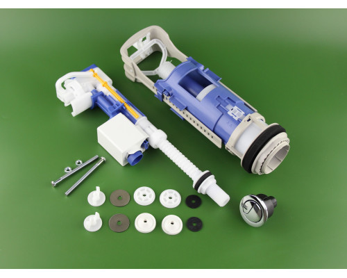 ROCA R.S880.1.96 Debba Смывная арматура №2, ½нижний подвод, 2х режимный слив R.S880.1.96