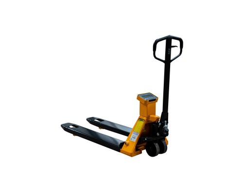 Тележка гидравлическая 2500 кг 1150 мм XILIN BFC25 с весами (полиуретановые колеса)