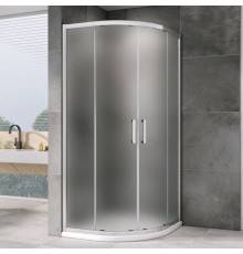 Душевой уголок Abber Schwarzer Diamant AG01080M 80x80, профиль хром матовый, стекло матовое
