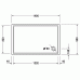 Duravit Starck Slimline Поддон акриловый 140x90см, опоры, выпуск, цвет: белый. 720126000000000,  791489000000000,  790263000001000