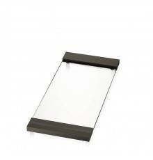 Decor Walther Classic Tab 37 Лоток универсальный 37x17см, прозрачное стекло, настольный, цвет: темная бронза. 0848817