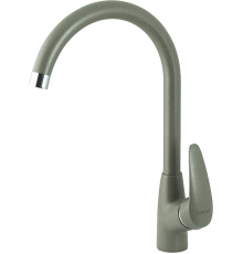 Смеситель для кухни Lemark Linara LM0405PGS серый шелк