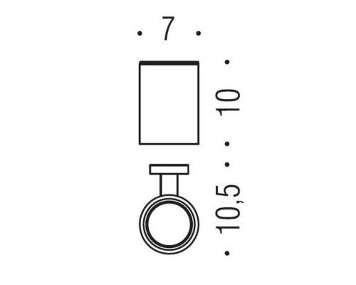 Colombo Plus Стакан подвесной, цвет: PVD нержавеющая сталь. W4902.HPS1 Colombo Plus Стакан подвесной, цвет: PVD нержавеющая сталь. W4902.HPS1