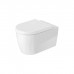 Duravit ME BY Starck Унитаз подвесной 57х37см., Rimless, включая крепление Durafix, цвет: белый матовый. 25290926001