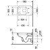 Duravit 1930 Унитаз подвесной 35,5х58х Н:40см, с креплением, цвет: Белый. 0182090000