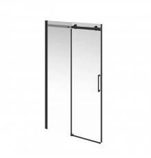 Kerama Marazzi Cristallo Душевая дверь 120х210см, раздвижная с функцией soft close, цвет: черный матовый. CT.120.SD.BLK.M