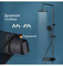 Душевая стойка AM.PM X-Joy F0785A622 черный матовый