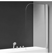 Шторка на ванну AQUAme AQM2851 80х140, профиль хром