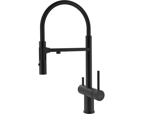 Смеситель для кухни Rose R958H черный
