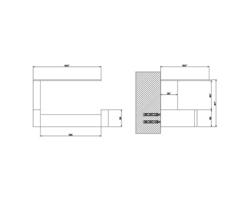Gessi Rettangolo Держатель для туалетной бумаги с крышкой, цвет: Gold CCP. 20849#080