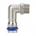 Угольник раструбный Varmega Inox Press с наружной резьбой 15×½ . VM715001504