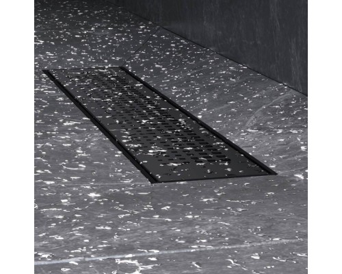 W02SC-P11-040-01BM Трап для душа линейный, универсальный затвор Cut Gradient, 40 см