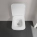 VilleroyBoch Venticello Унитаз подвесной 375*560*330, безободковый, в комплекте сиденье SlimSeat, микролифт, цвет альпийский белый. 4611RS01