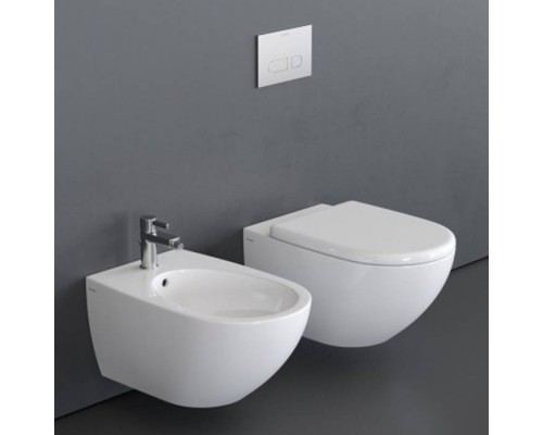 Duravit Architec Унитаз подвесной 57.5х36.5см, с сиденьем микролифт, цвет: белый. 45720900A1 (257209+006969)