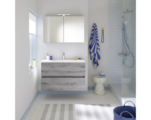 Burgbad Rocio Зеркальный шкаф 100х64см., подвесной, цвет: серый. SPUL100