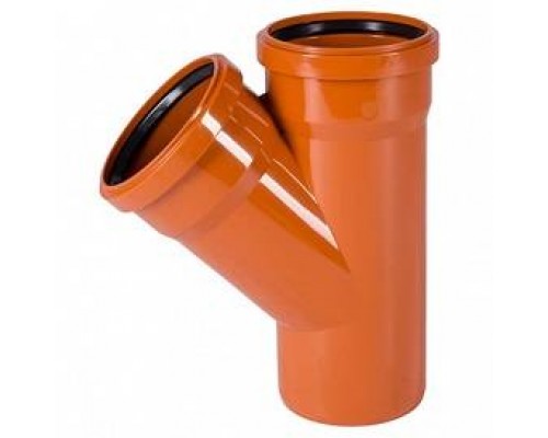 Тройник, Ostendorf, KGEA, 45°, 110, 110, PVC (поливинилхлорид) Тройник, Ostendorf, KGEA, 45°, 110, 110, PVC (поливинилхлорид)