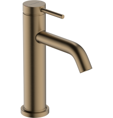 Смеситель для раковины Hansgrohe Tecturis S 110 73310140 шлифованная бронза
