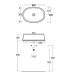 SIMAS Sharp Раковина 60х42 см, без отв., цвет: белый. SH04bi*0