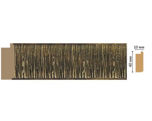 Молдинг DECOMASTER 109-28 (40*10*2400мм)