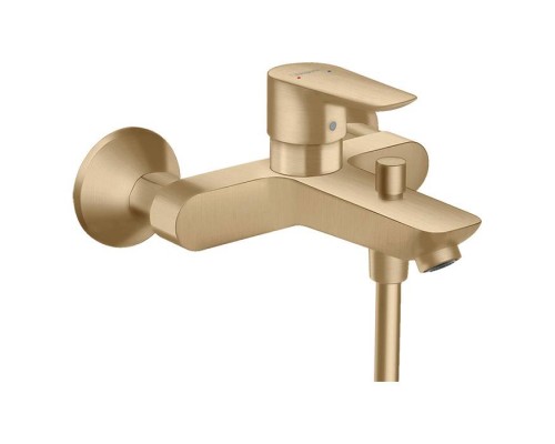 Hansgrohe Talis E Смеситель для ванны, настенный, излив: 19.4см, цвет: шлифованная бронза. 71740140 Hansgrohe Talis E Смеситель для ванны, настенный, излив: 19.4см, цвет: шлифованная бронза. 71740140
