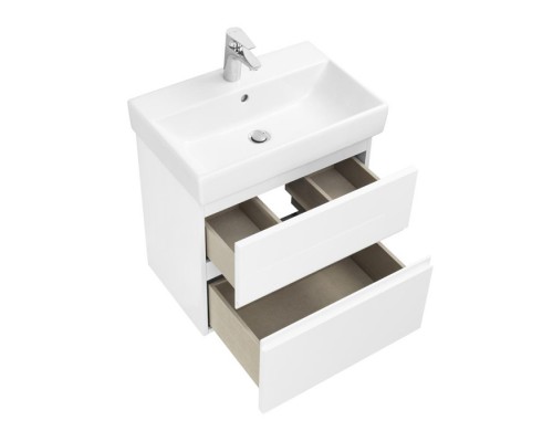 Roca Oleta Тумба подвесная 60х37х54см, с 2 ящиками, цвет: белый матовый . A857639501