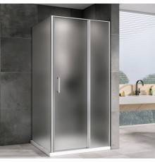 Душевой уголок Abber Sonnenstrand AG04100MS-S85M 85x100, профиль хром, стекло матовое