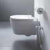 Duravit ME BY Starck Унитаз подвесной 57х37см., Rimless, включая крепление Durafix, цвет: белый матовый. 25290926001