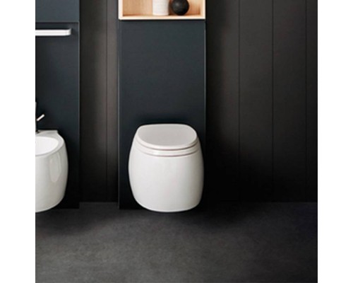 Agape Pear 2 Унитаз подвесной 38x52.8x25.5 см, сиденье с микролифтом, цвет: матовый белый. ACER0897WZP Agape Pear 2 Унитаз подвесной 38x52.8x25.5 см, сиденье с микролифтом, цвет: матовый белый. ACER0897WZP