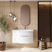 Kerama Marazzi Cono 42 Зеркало 42см., подвесное, цвет: черный матовый. CO.mi.P.42\BLK