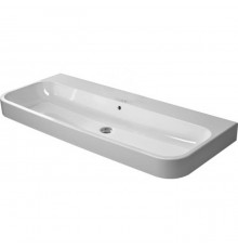 Duravit Happy D.2 Раковина 120x50.5 см, без отв., с переливом,  шлифованная, цвет: белый. 2318120028