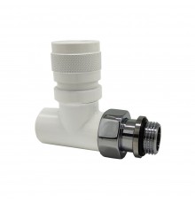 Вентиль на подачу прямой SR Rubinetterie Tondera 1/2 преобразуемый в термостатический, белый 0612-1500VC0A