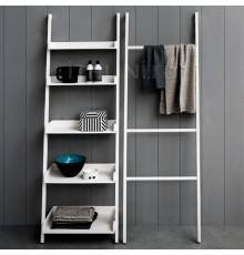 Agape Stairs Полотенцедержатель с пятью полками 60x180см, напольный цвет: белый. ACOM0534NZ