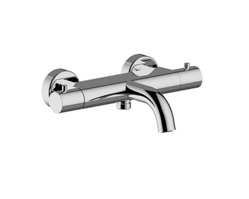 Carimali Rigoletto Смеситель для ванны, настенный, 2 потока, латунные ручки, цвет: хром. 21615-CR