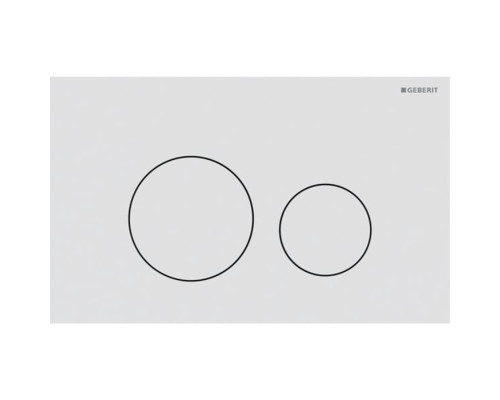 Geberit Sigma40 Клавиша для двойного смыва, круглая: Белый матовый. 115.628.JT.1