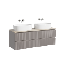 Тумба с раковиной Sancos Snob T 140, doha soft, столешница бежевая TT140A2, раковина CN6075