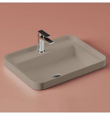 Artceram Fuori Scala Раковина 60х45 см, встраиваемая, с 1 отв.под смеситель,без перелива, цвет: matera. TFL034 41 00