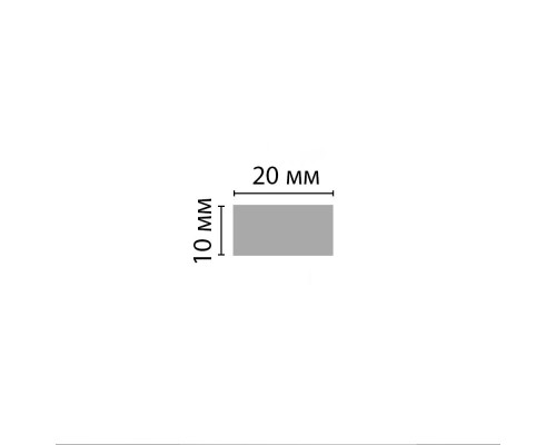 Молдинг DECOMASTER D047-1070 ДМ(20*10*2900 мм)