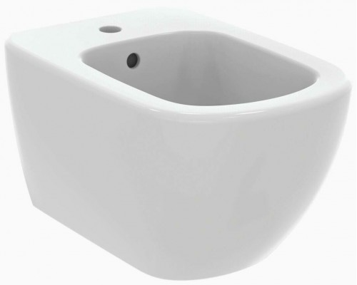 IS T3552V1 Tesi Биде подвесное, с отверстием под смеситель, с отверстием перелива, с крепежом T3552V1