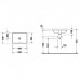 Duravit ME by Starck Раковина для встраивания 49х36см., без отв., цвет: белый. 305490000