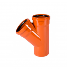 Тройник Ostendorf KGEA 45° двухраструбный D-160х110 222329